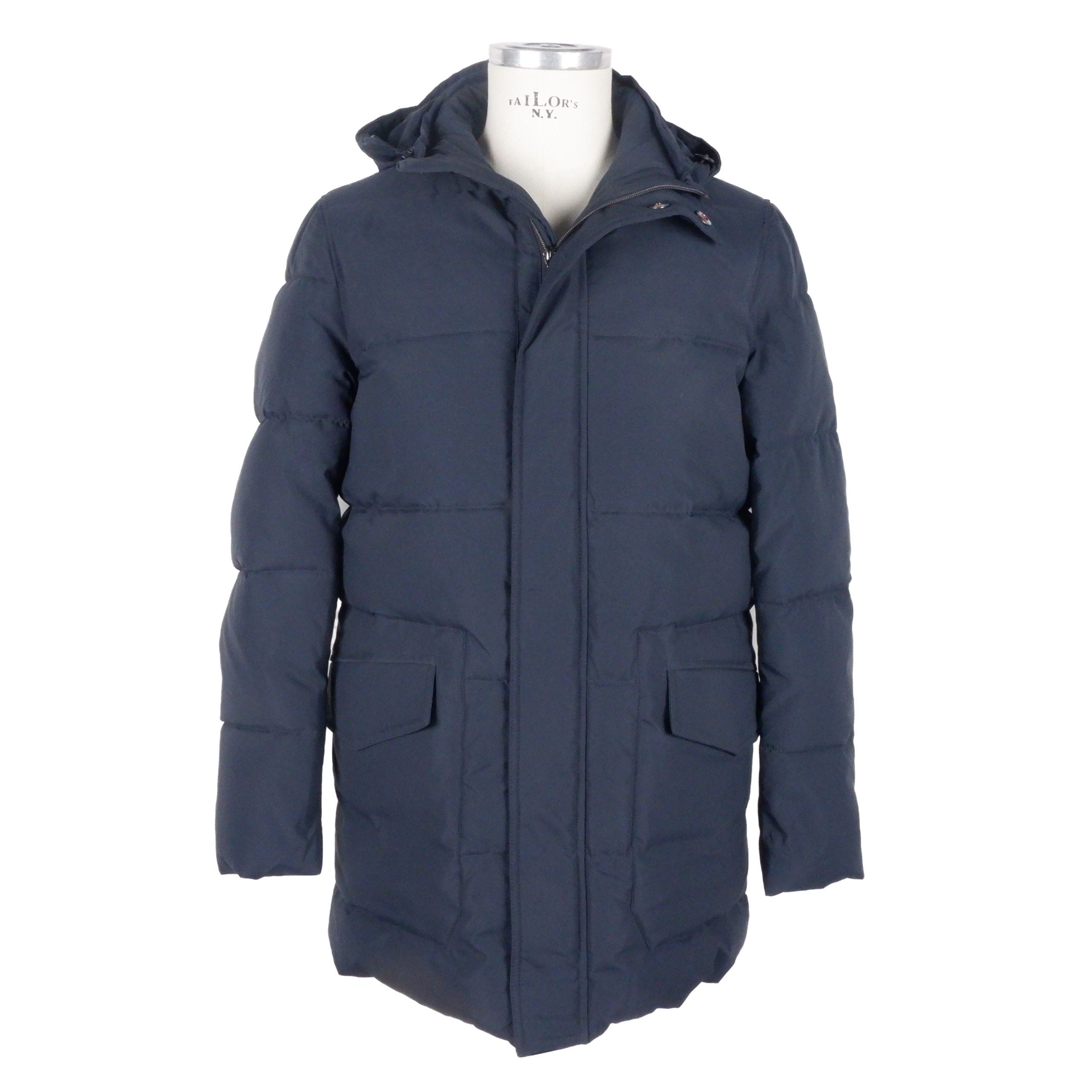 Blue Polyester Jacket