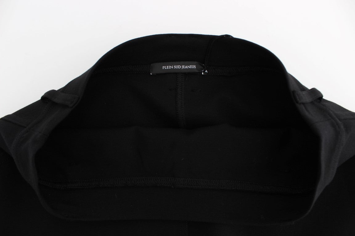 Black Straight Pencil Skirt