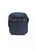 Blue Nylon Women Crossbody Bag