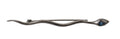 Silver Brass Crystal Spilla Serpente Brooch Pin
