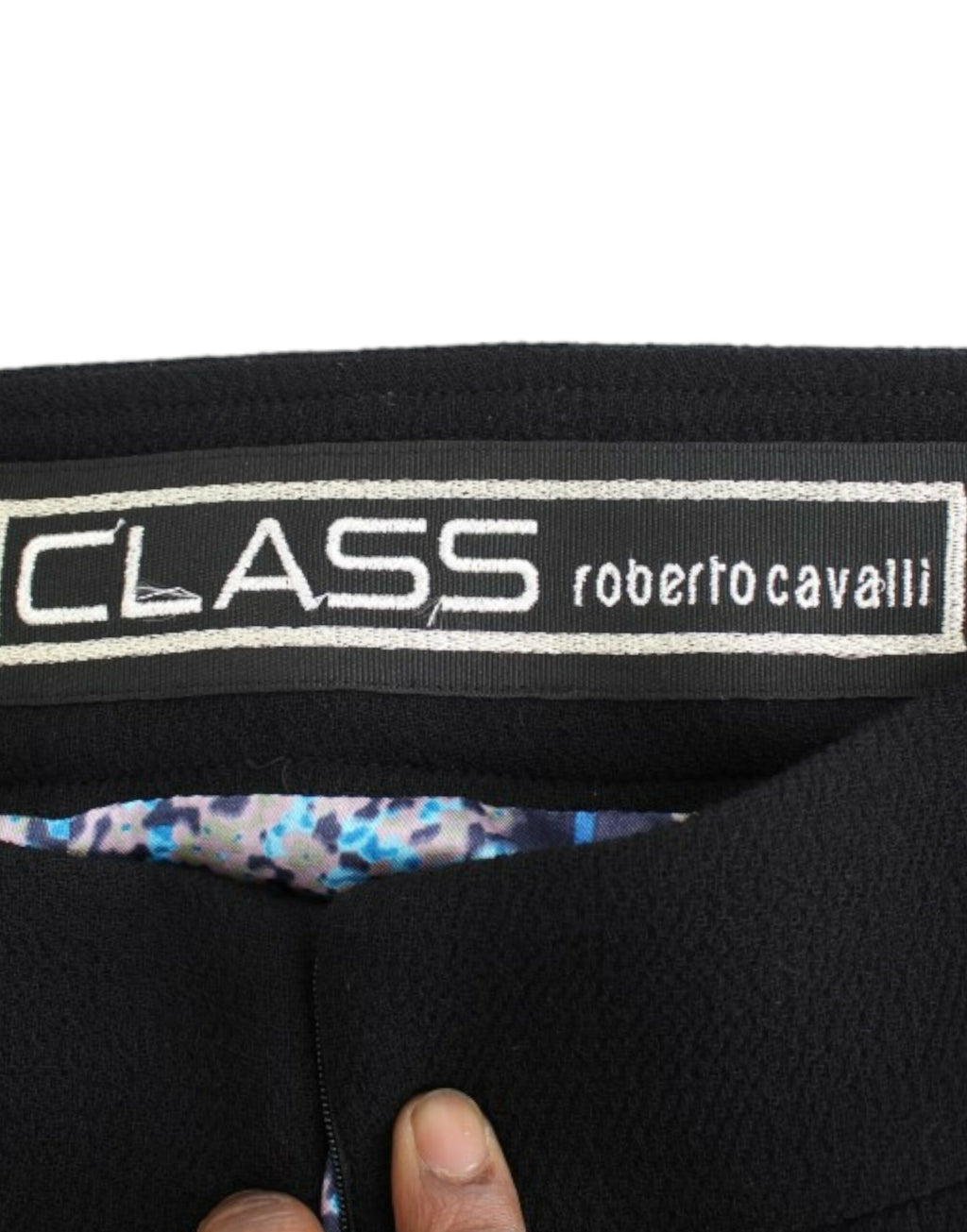 Black wool pencil skirt