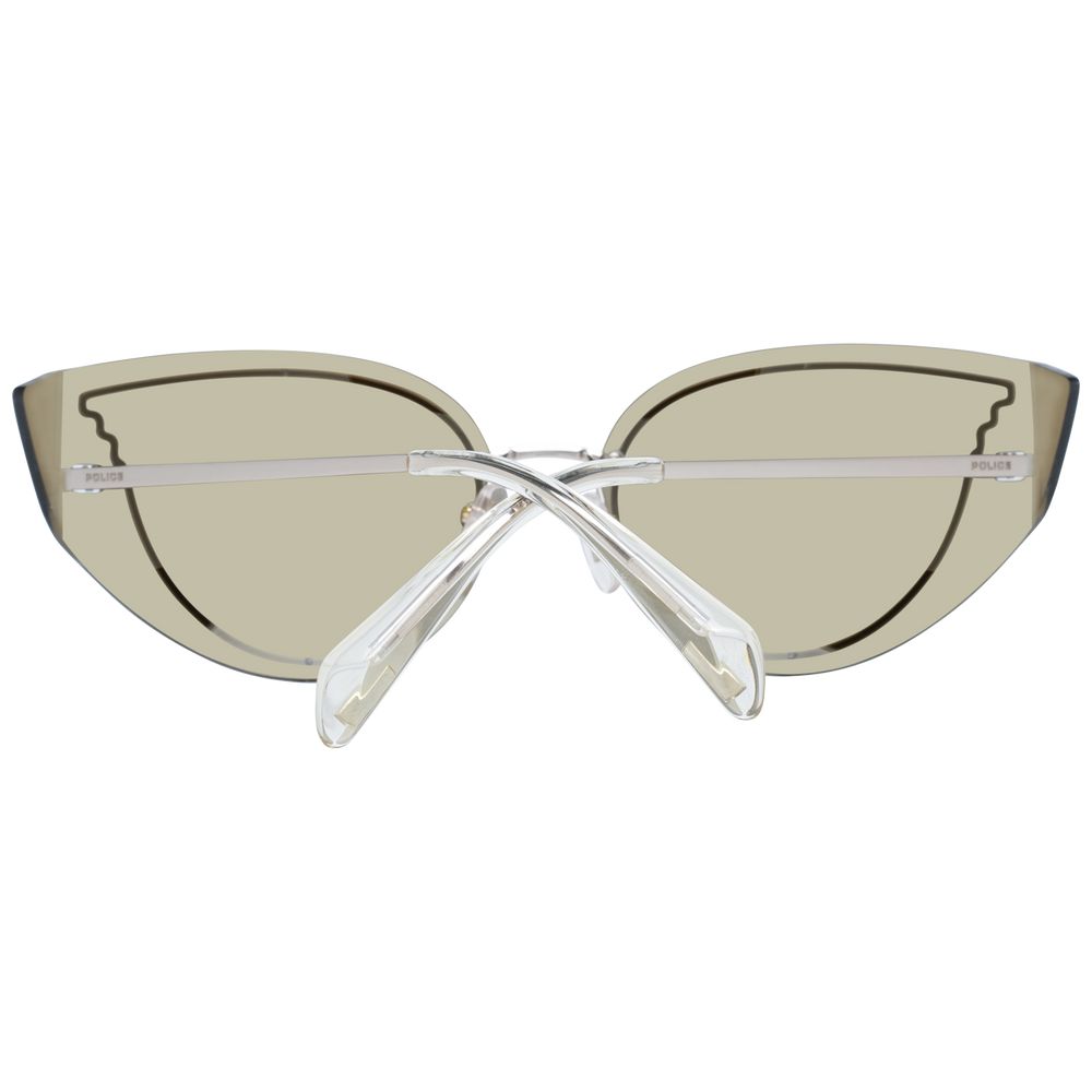 Gold Metal & Plastic Sunglasses