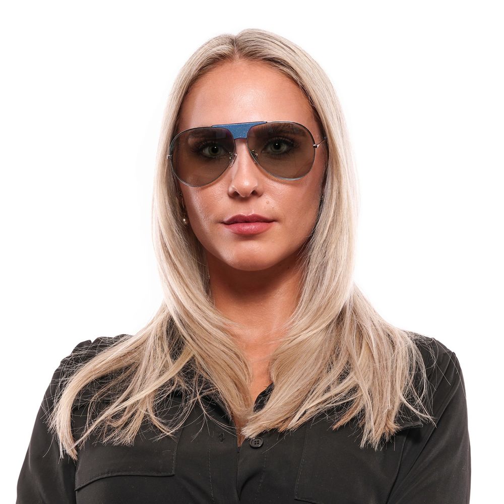 Blue Plastic Sunglasses