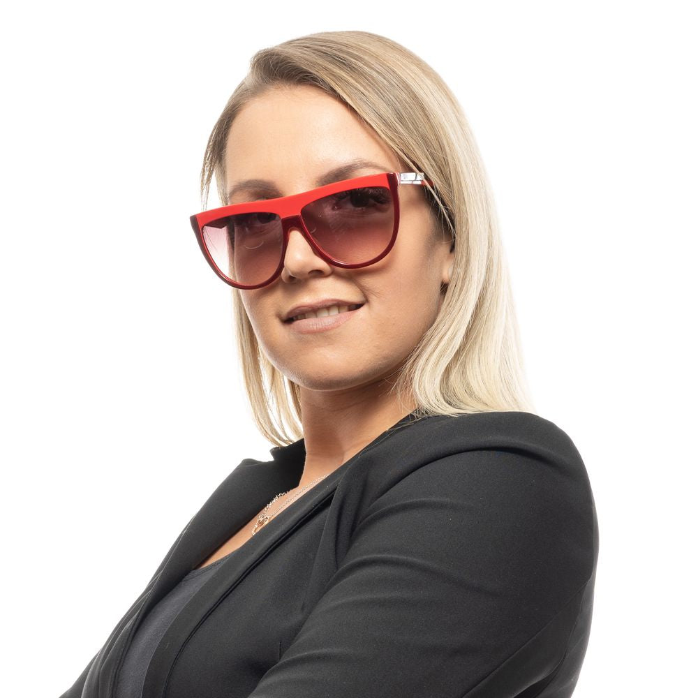 Burgundy Plastic Sunglasses