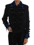 Black Wool Trench Jacket