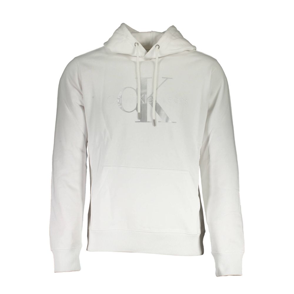 White Cotton Men's Sweater