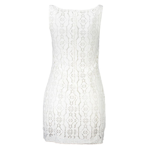 Bianco Polyester Women Dress